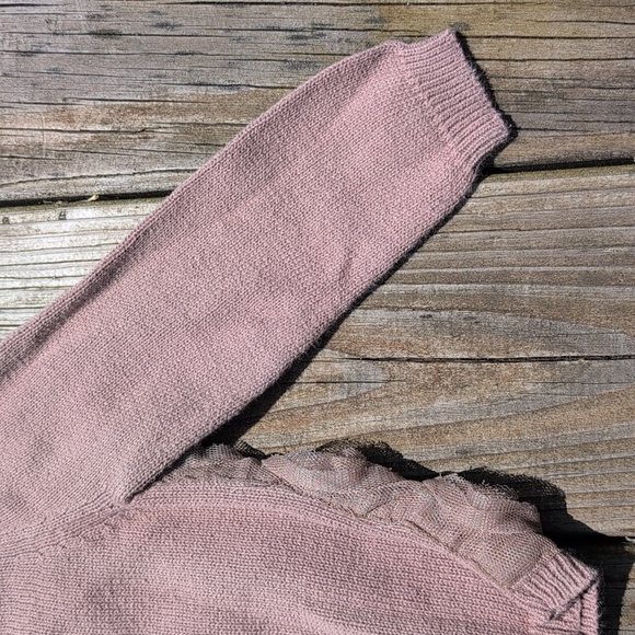 Baby Gap 18-24 Months Brown Rose Ruffle Button Front Cardigan - Picture 8 of 8